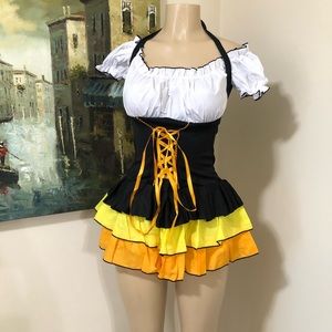 Candy Corn Witch costume